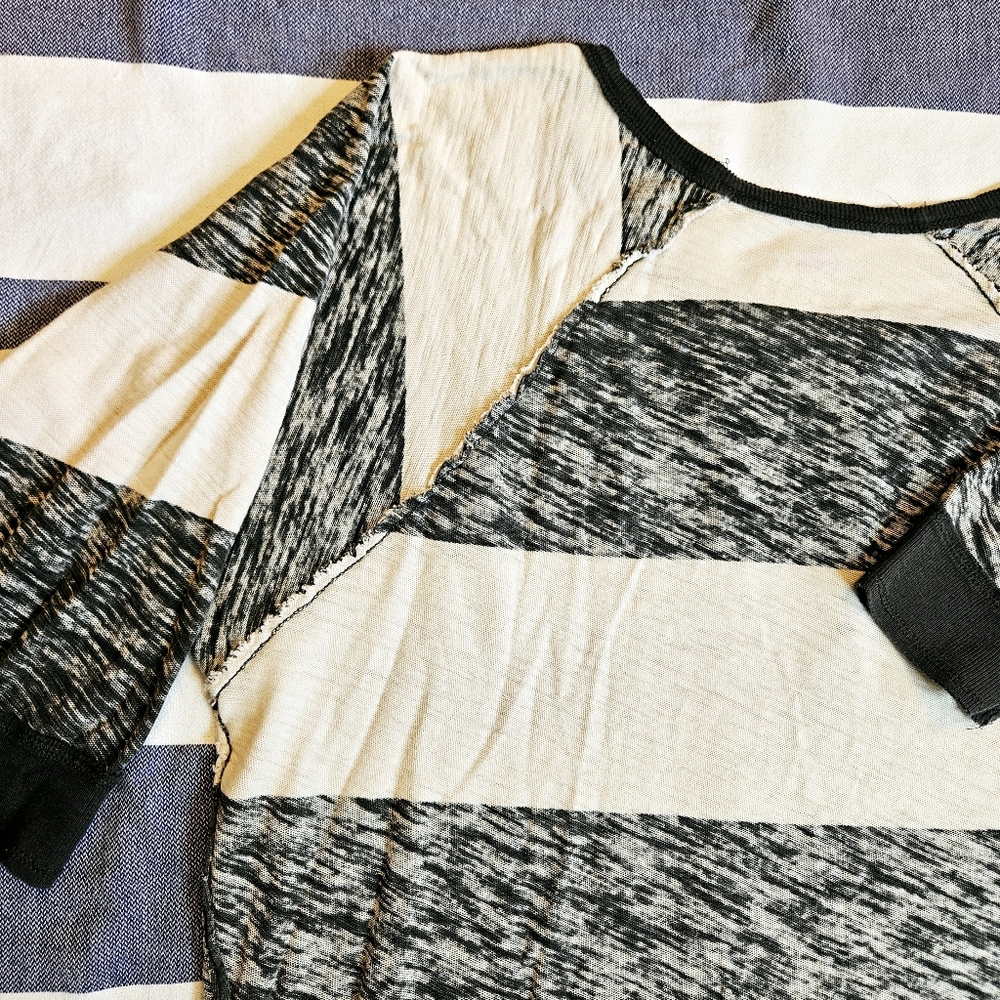 Free People We The Free 100% Cotton Raglan Sleeve Tunic Top Small - Picture 7 of 13
